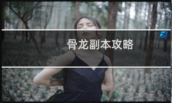 骨龙副本攻略