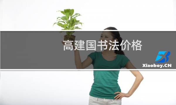 高建国书法价格