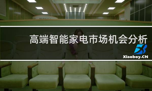 高端智能家电市场机会分析