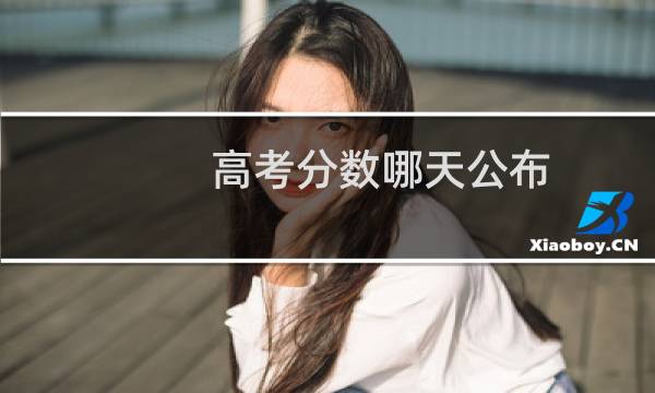 高考分数哪天公布