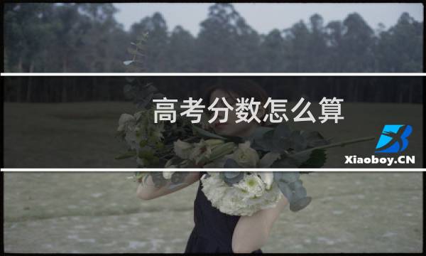 高考分数怎么算