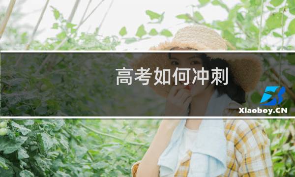 高考如何冲刺