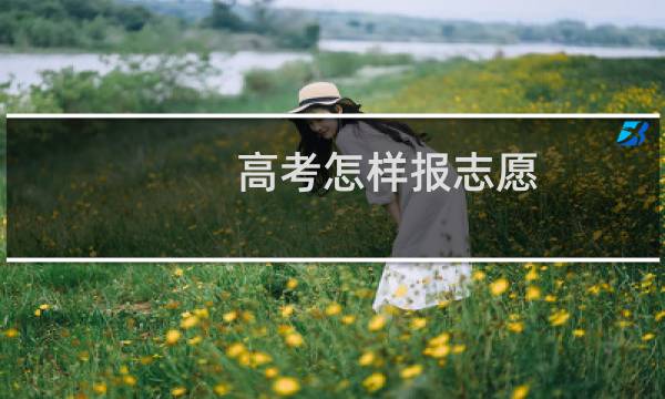 高考怎样报志愿