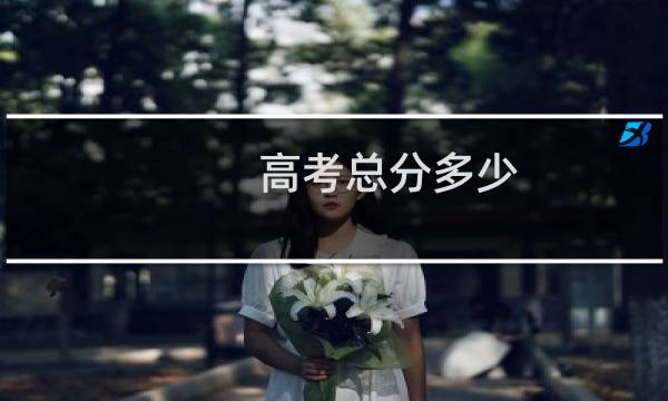 高考总分多少