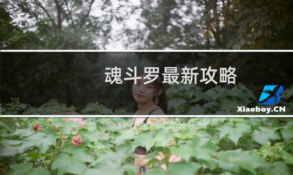 魂斗罗最新攻略