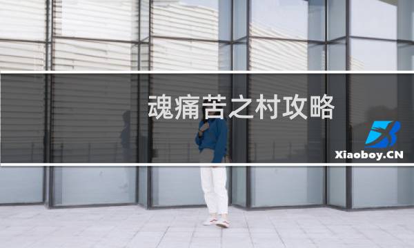 魂痛苦之村攻略
