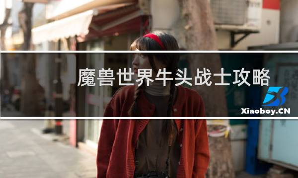 魔兽世界牛头战士攻略