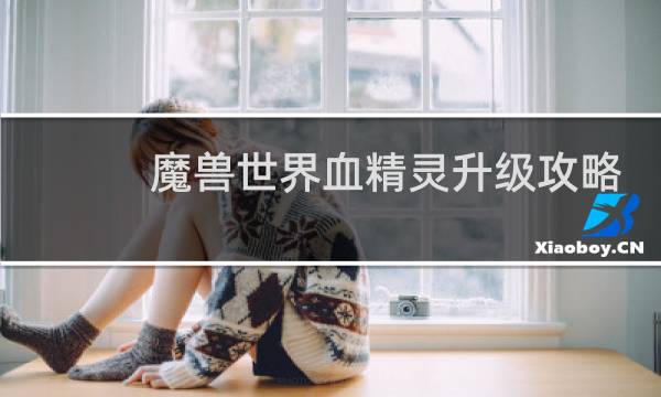魔兽世界血精灵升级攻略