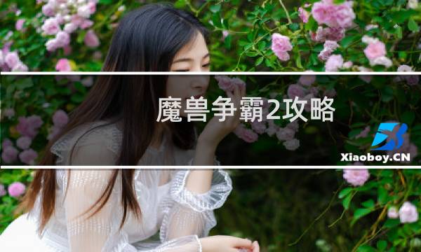 魔兽争霸2攻略