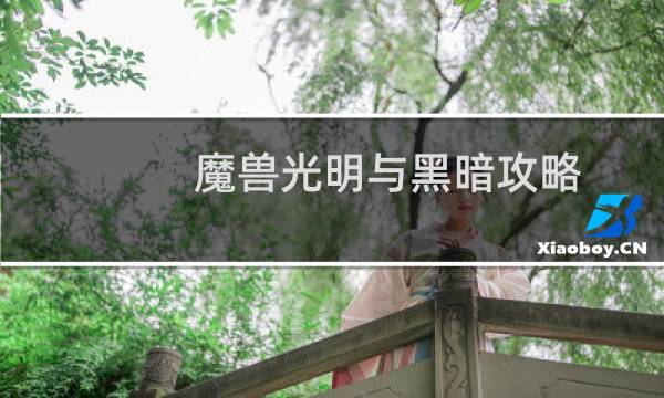 魔兽光明与黑暗攻略