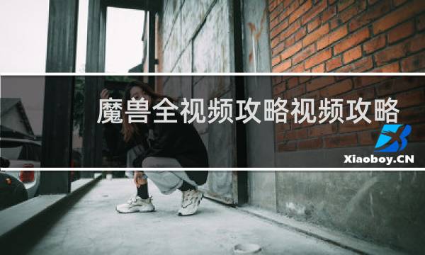 魔兽全视频攻略视频攻略