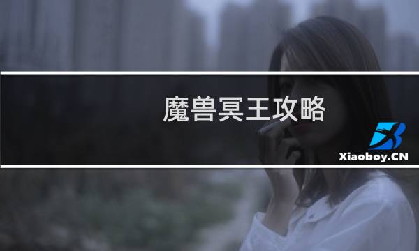 魔兽冥王攻略