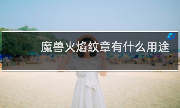 魔兽火焰纹章有什么用途