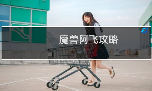魔兽阿飞攻略