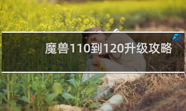魔兽110到120升级攻略
