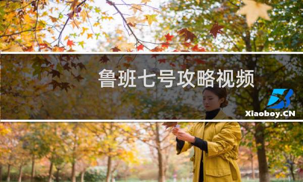 鲁班七号攻略视频