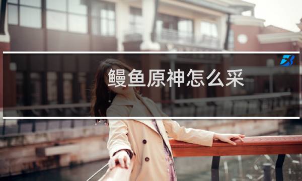 鳗鱼原神怎么采