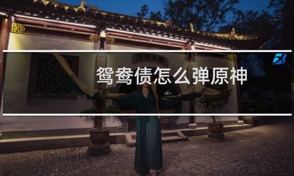 鸳鸯债怎么弹原神