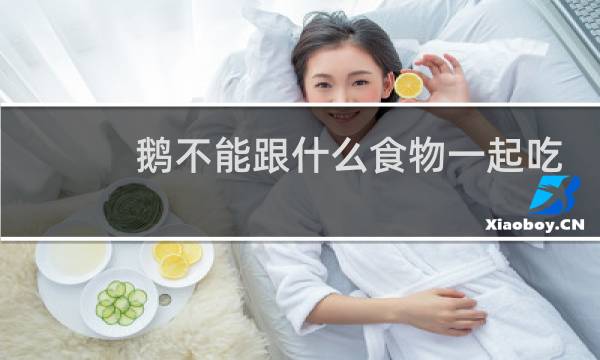 鹅不能跟什么食物一起吃