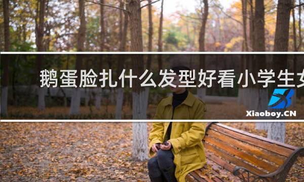 鹅蛋脸扎什么发型好看小学生女