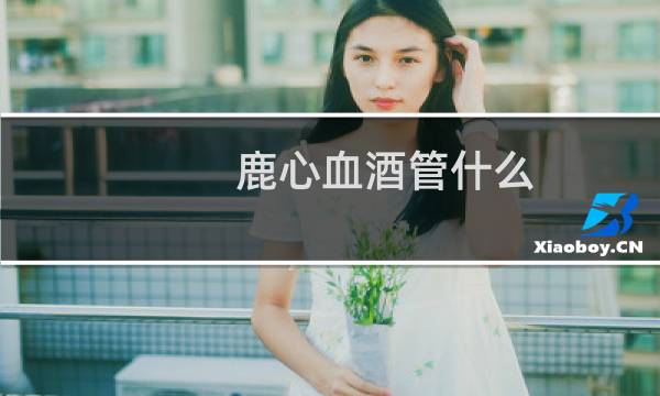 鹿心血酒管什么