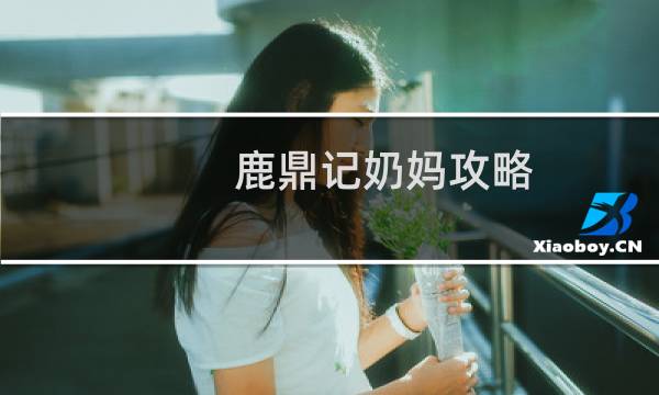 鹿鼎记奶妈攻略