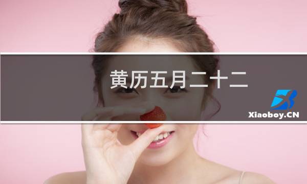 黄历五月二十二