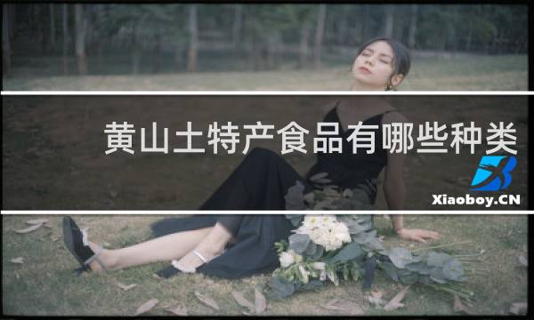 黄山土特产食品有哪些种类