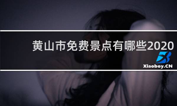 黄山市免费景点有哪些2020