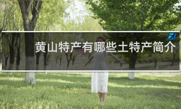 黄山特产有哪些土特产简介