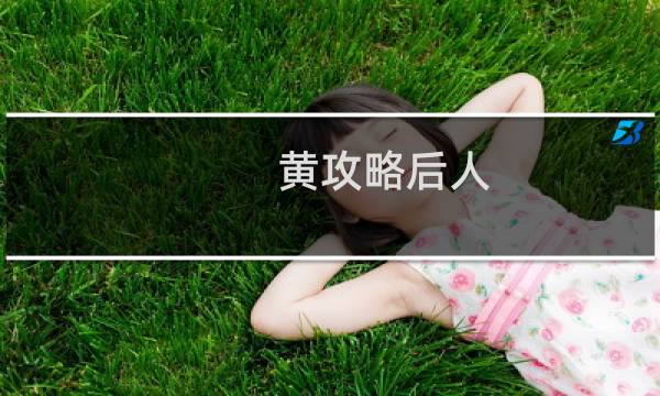 黄攻略后人