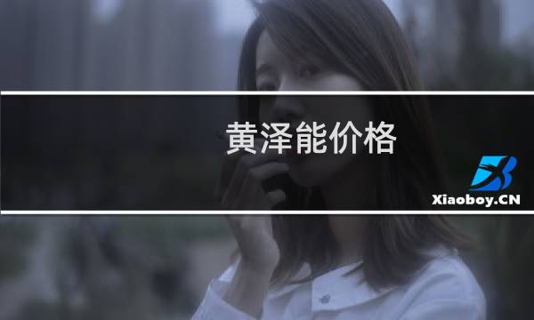 黄泽能价格