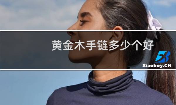 黄金木手链多少个好
