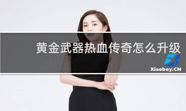 黄金武器热血传奇怎么升级
