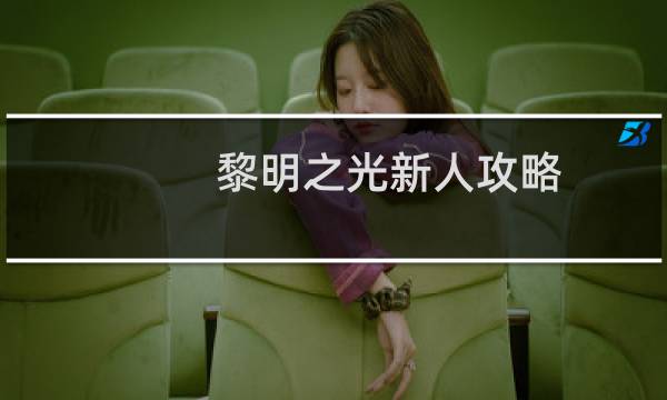 黎明之光新人攻略
