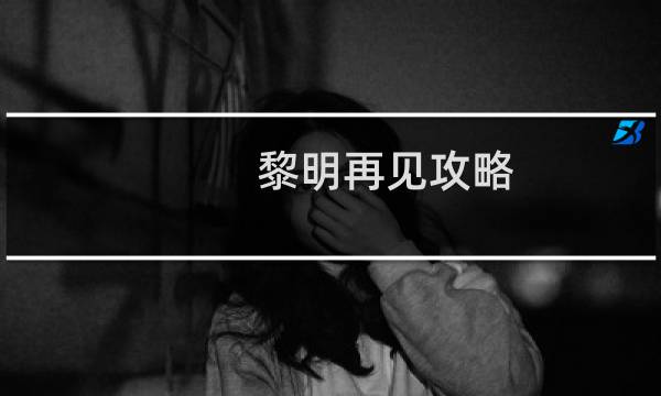 黎明再见攻略
