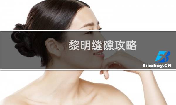 黎明缝隙攻略