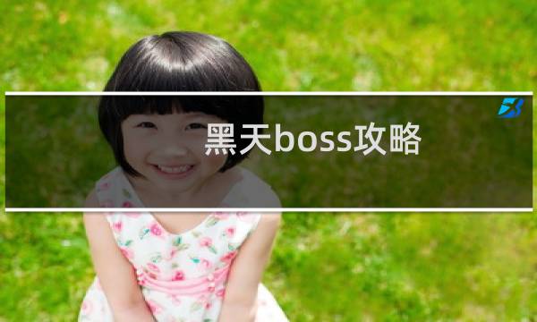 黑天boss攻略