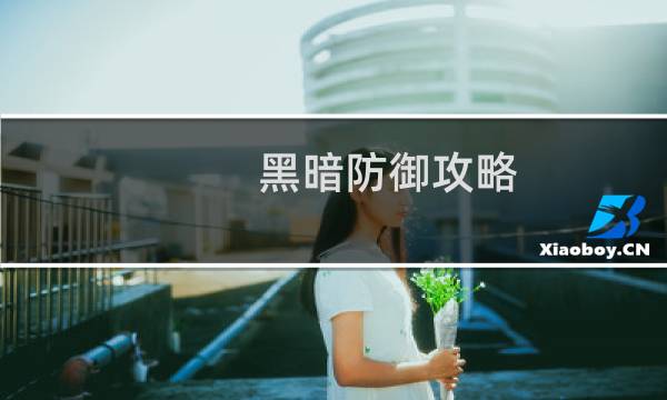 黑暗防御攻略