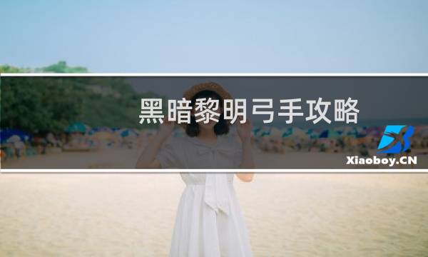 黑暗黎明弓手攻略