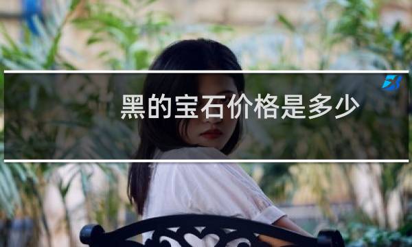 黑的宝石价格是多少