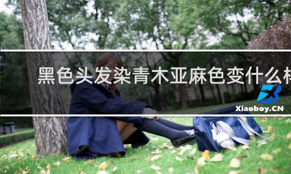 黑色头发染青木亚麻色变什么样