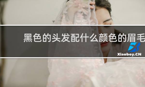 黑色的头发配什么颜色的眉毛