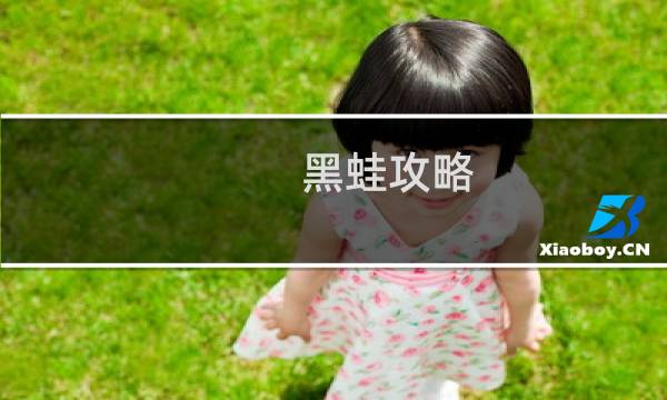 黑蛙攻略