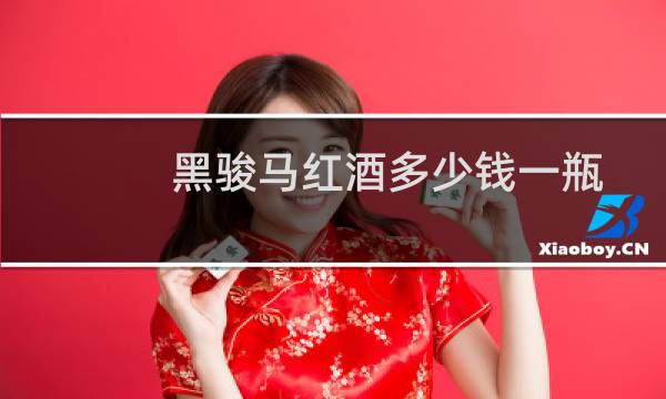黑骏马红酒多少钱一瓶