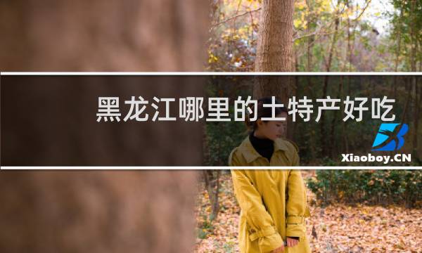 黑龙江哪里的土特产好吃