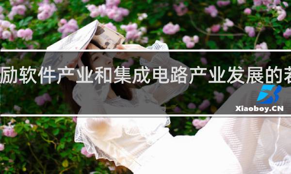 鼓励软件产业和集成电路产业发展的若干政策