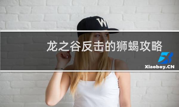 龙之谷反击的狮蝎攻略
