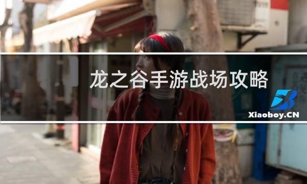 龙之谷手游战场攻略