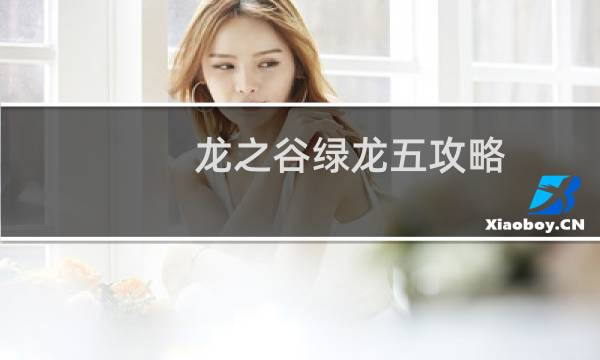 龙之谷绿龙五攻略